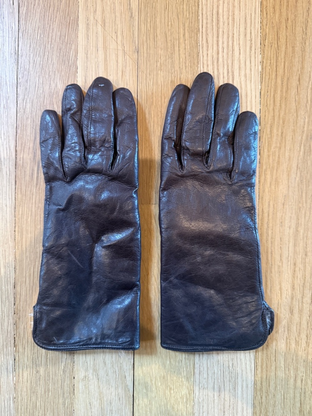 Women’s Leather Gloves - Brown